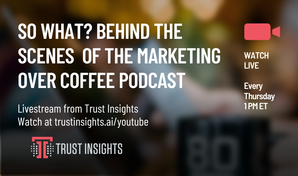 So What Behind the scenes of the marketing over coffee podcast