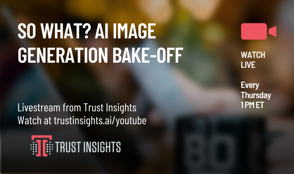 So What AI Image Generation Bake off