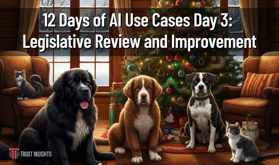 12 Days of AI Use Cases Day 3 Legislative Review and Improvement