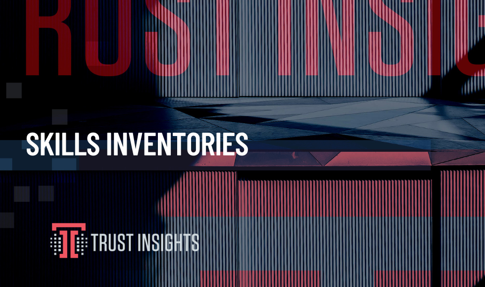 Red and black Trust insights header image with title "Skills Inventories"